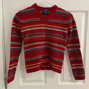 J crew striped sweater